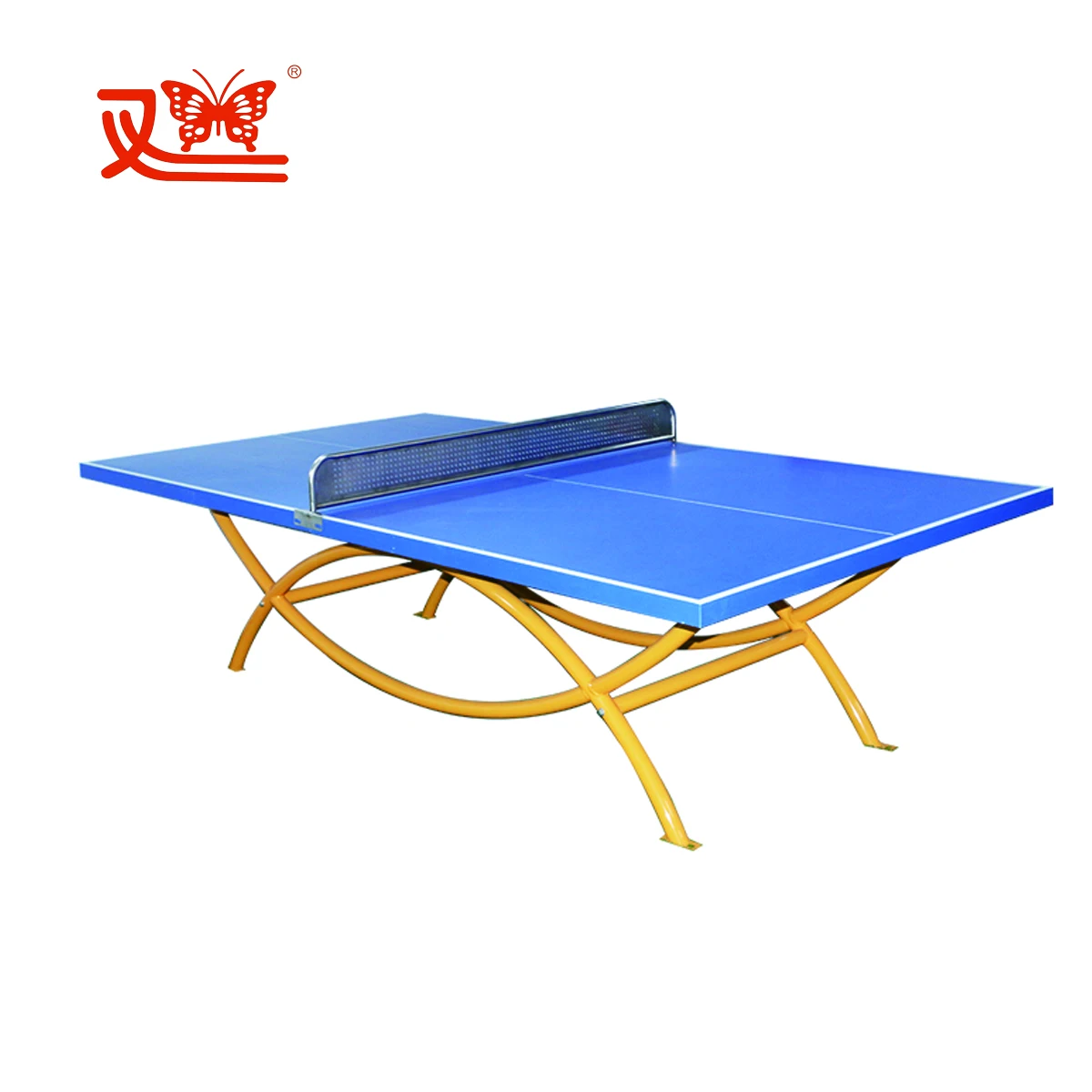 China  manufacture direct sale SMC double arched outdoor table tennis table waterproof pingpng table