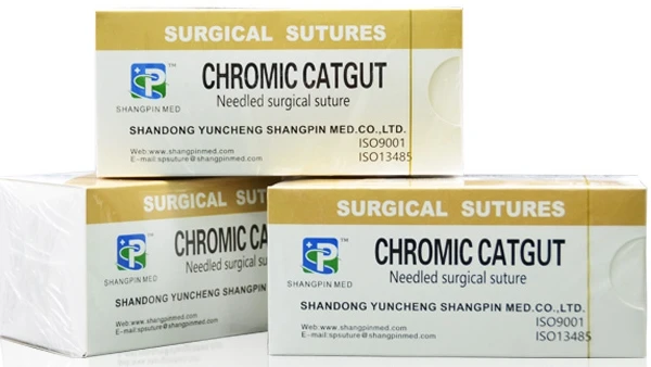 Surgical Sutures Chromic catgut  2 0 75cm Katgut