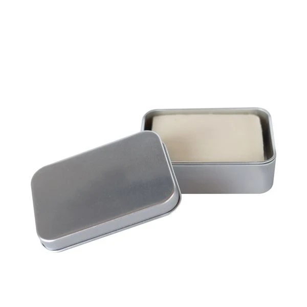 Rectangular metal travel soap box custom aluminum tin soap holder with drainer for packaging soap