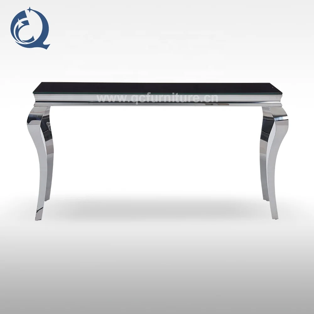 modern luxury console table with mirror glass