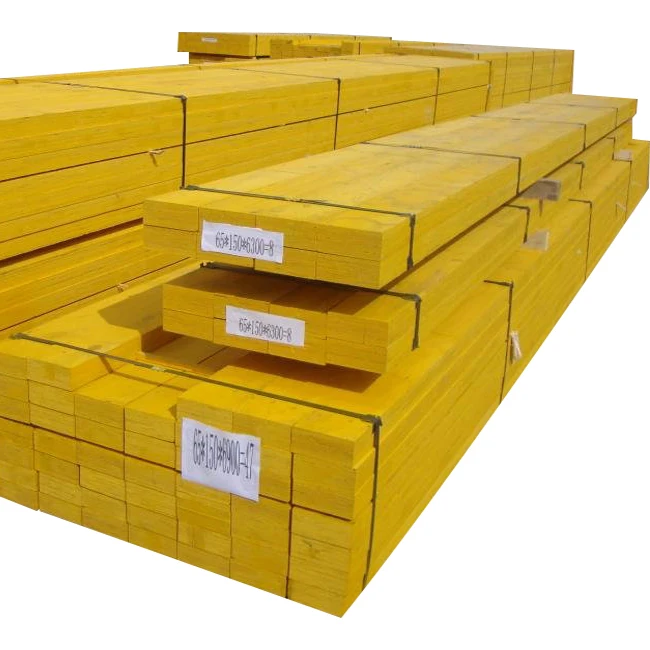 Mid East Price Waterproof LVL Timber Scaffold Plank Lumber for Construction Pallet Wood Formwork