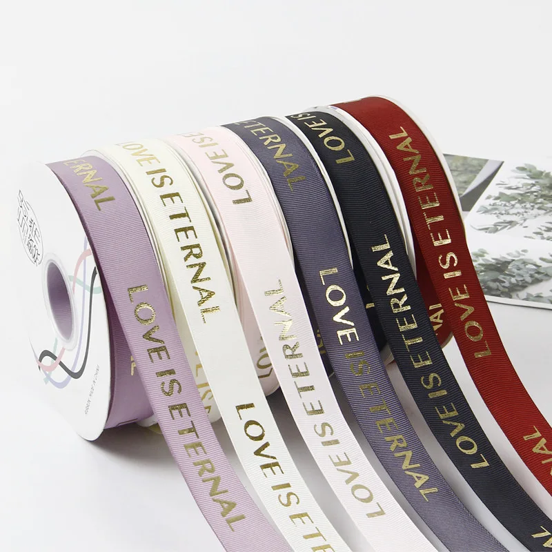 Diy Accessories 2.5 Gold Foil Thread Ribbon Cake Flower Gift Box Webbing Fishtail Yarn Lace Ribbon Bow