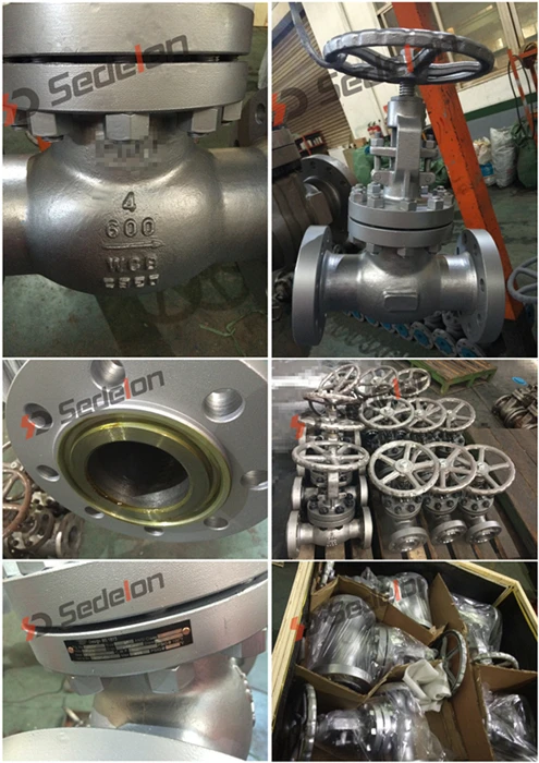 LCB globe valve 2 inch 1500LB bolted bonnet SS316 trim os&y handwheel high pressure