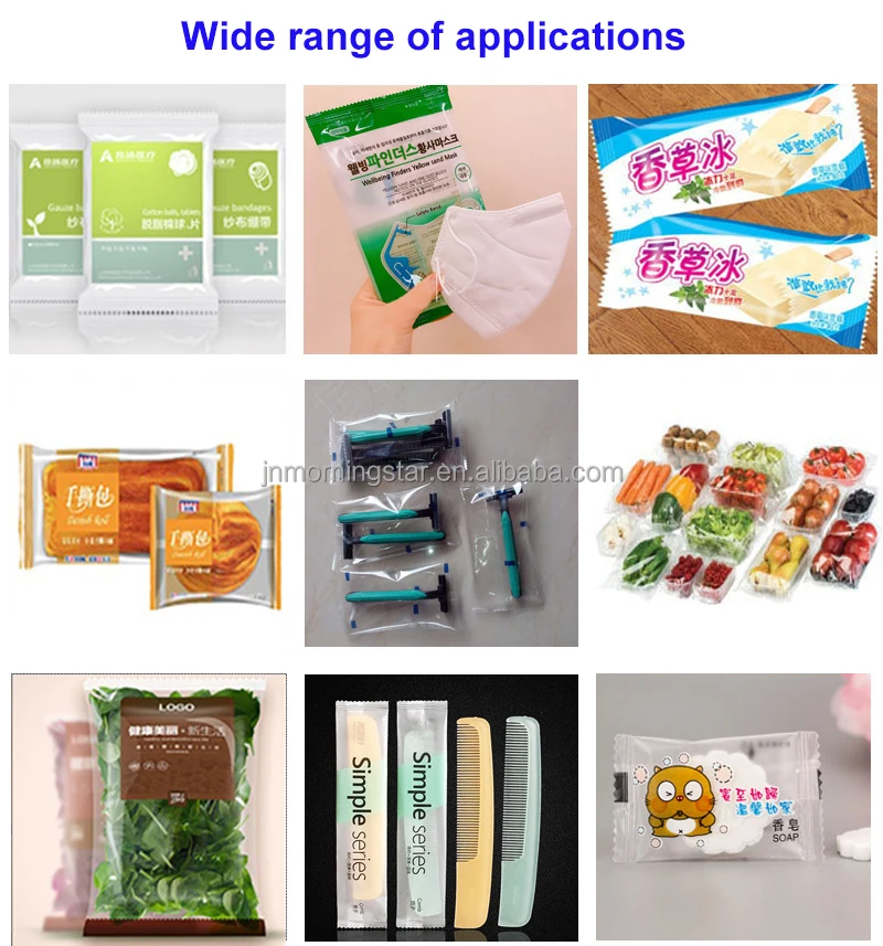 automatic plastic packaging machine food bags packaging packaging and printing machine