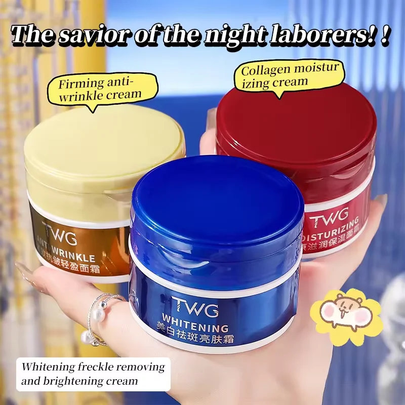 Face Cream Whitening freckle removing Collagen moisturizing Firming anti- wrinkle