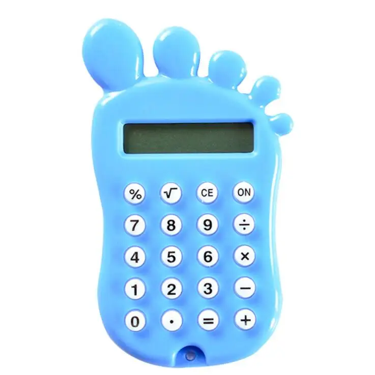 Creative cartoon mini calculator cute simple portable for small pupils