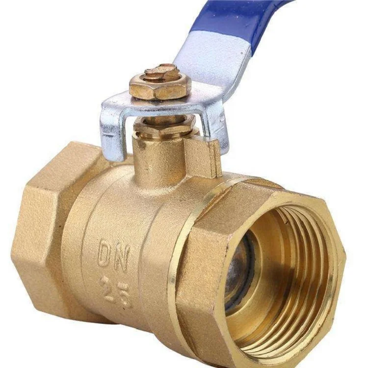 DN15 to DN100 Threaded brass ball valve with lever handle
