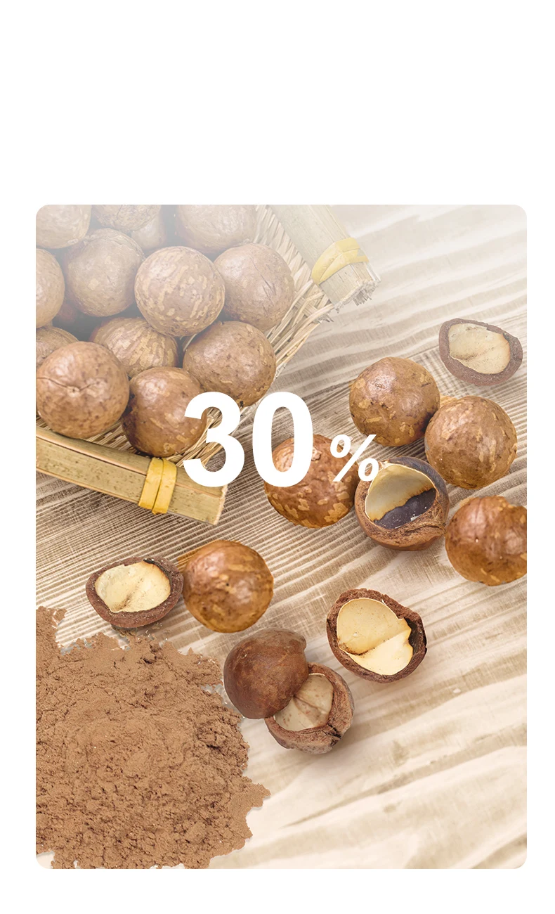 Manufacturer OEM macadamia shell tofu cat litter easy clean stripe shape strong clumping cat litter