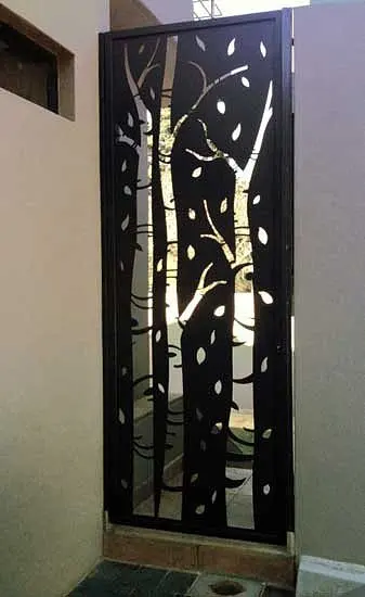 Handle set glass smart lock electric lock shower glass window screens door lever lock boundary wall gate design