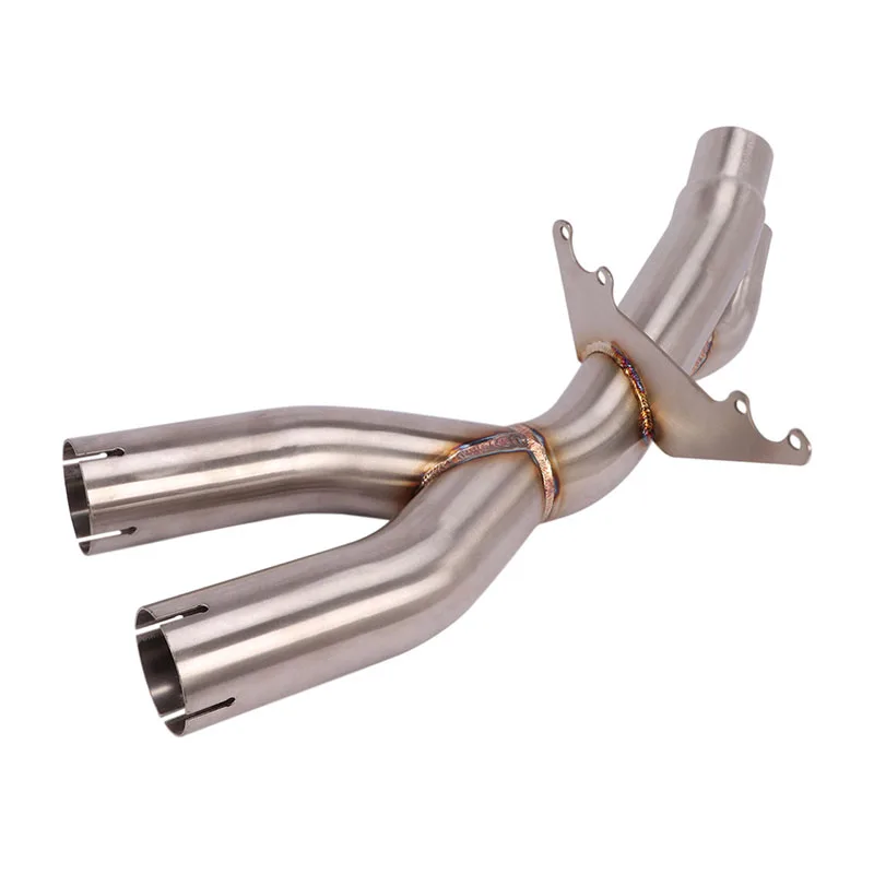 stainless steel connecting pipe Motorcycle Exhaust Escape Modified Middle Link Pipe For BMW S1000R S1000RR 2017-2018