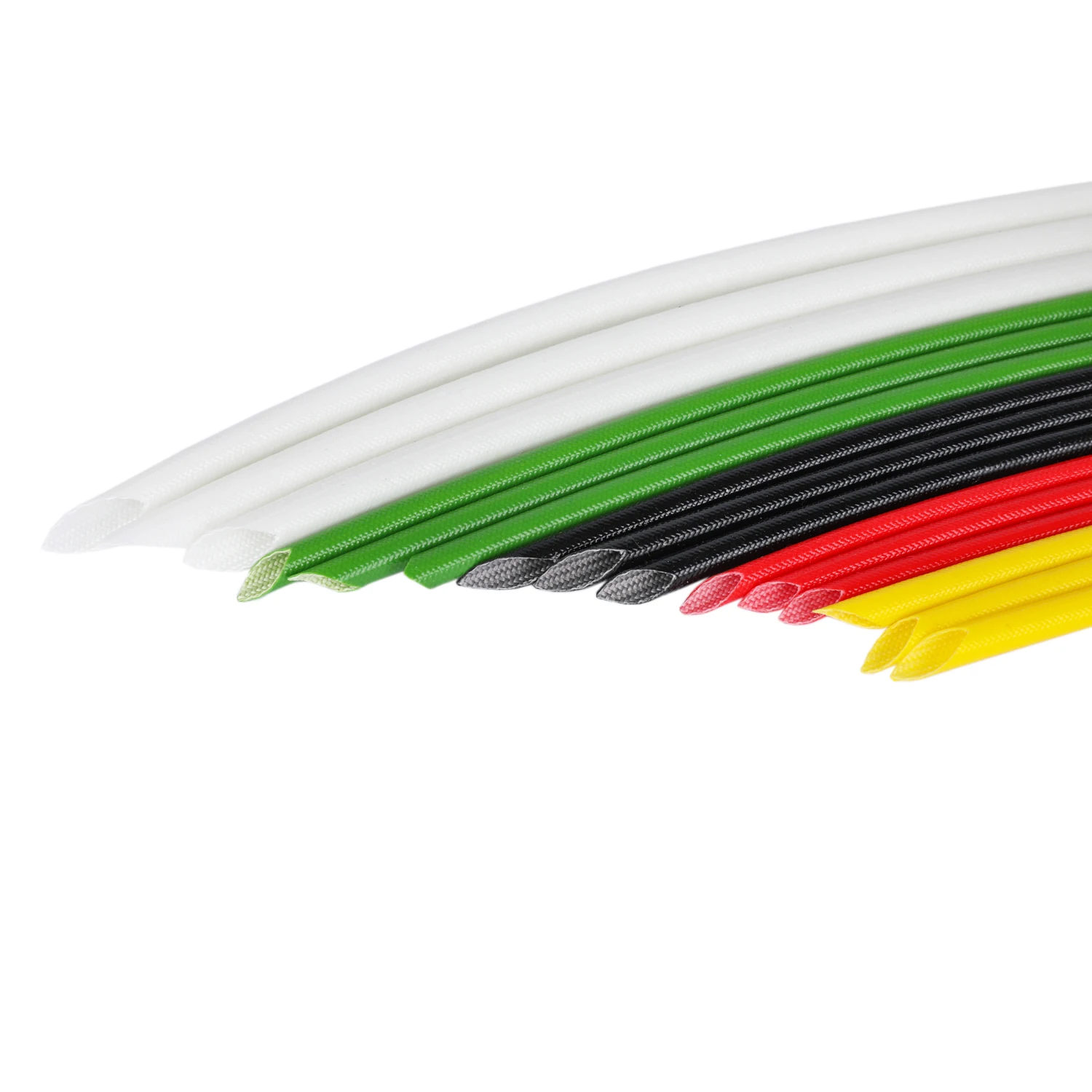 High Voltage Resistant Protection Fiberglass Insulation Sleeving 16949 Standard Glass Fiber Braided Sleeve