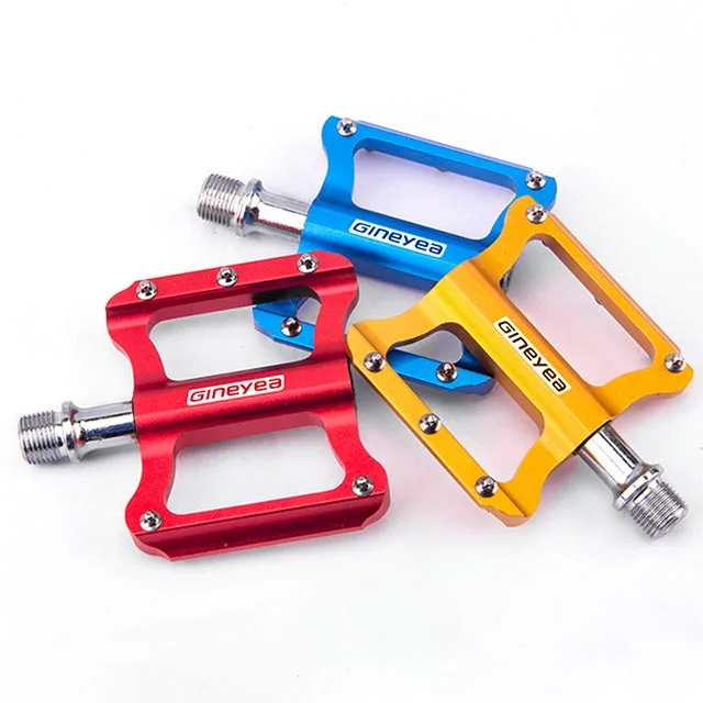 New mountain bike pedal bicycle platform pedal aluminum alloy pedal