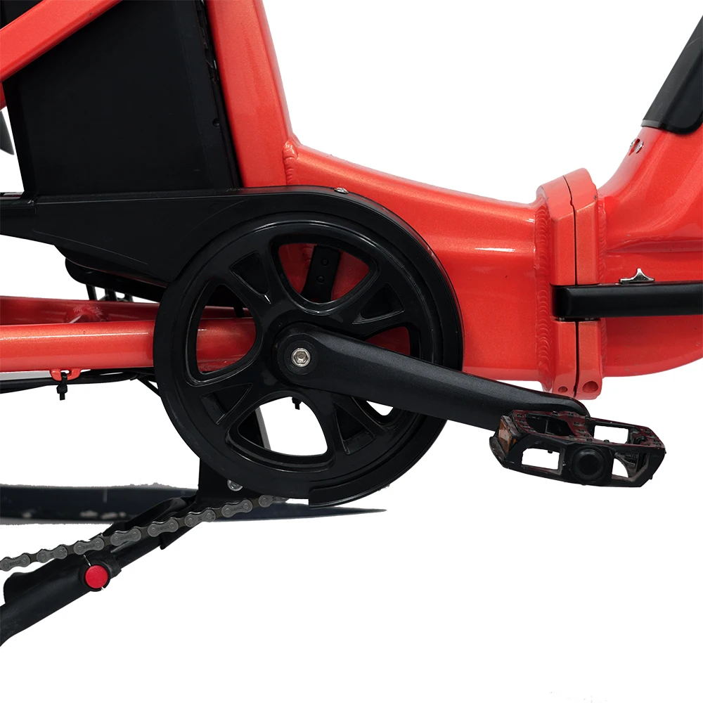 Aimos 500W/1000W  3 Wheel Passenger Electric Bike  7 speed shimano Fat Tire Family Electric Tricycle 3 Wheel Cargo electr bike