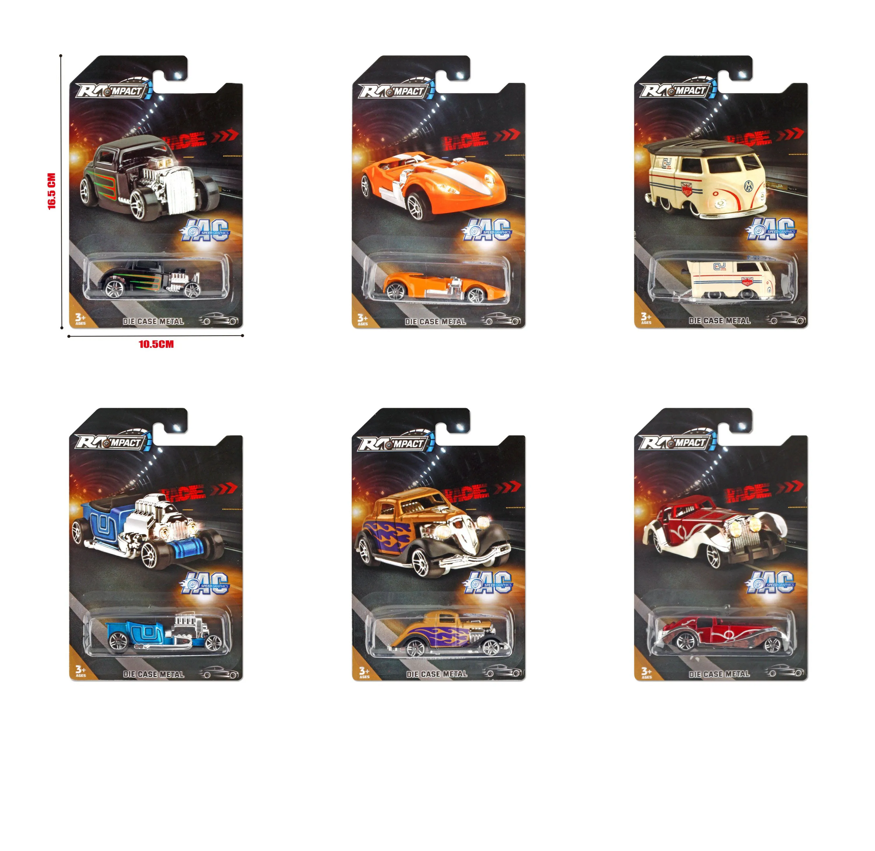 Wholesale 1:64 Scale Die Cast Car Blister Car Alloy Toy Model Car