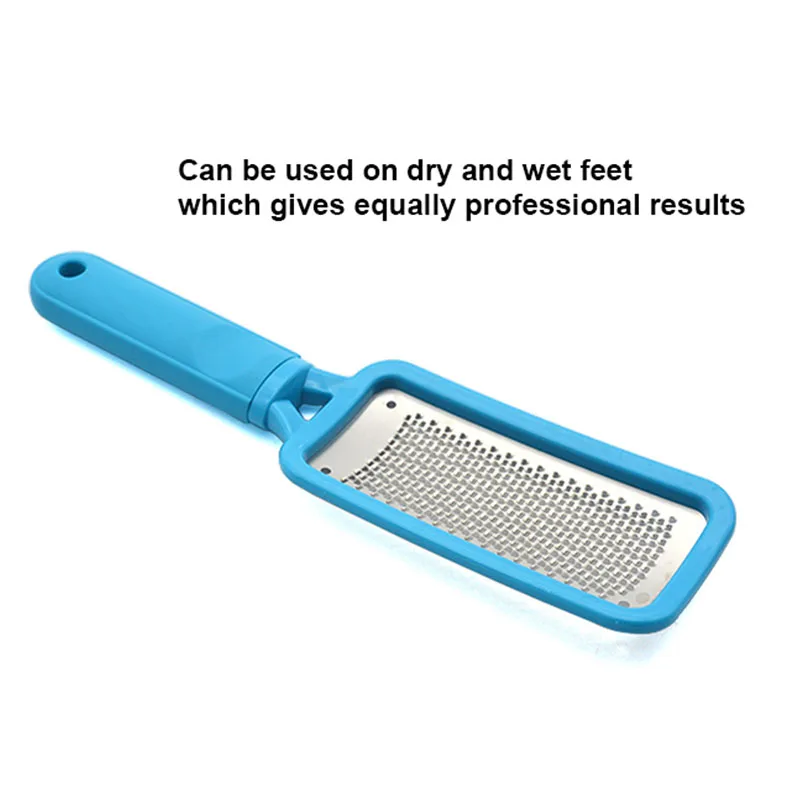 Premium Pedicure tool rust-free stainless steel foot file and dead Skin callus remover for Cracked Heels