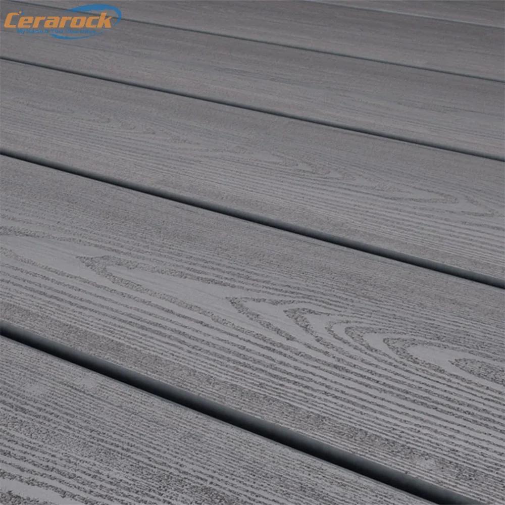 Cerarock residential and commercial waterproof anti-slip wood grain outdoor wpc composite floor