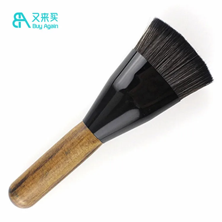 wholesale high end Luxury eco friendly wooden handle makeup brush tools facemask body applicator brush face mask brushes
