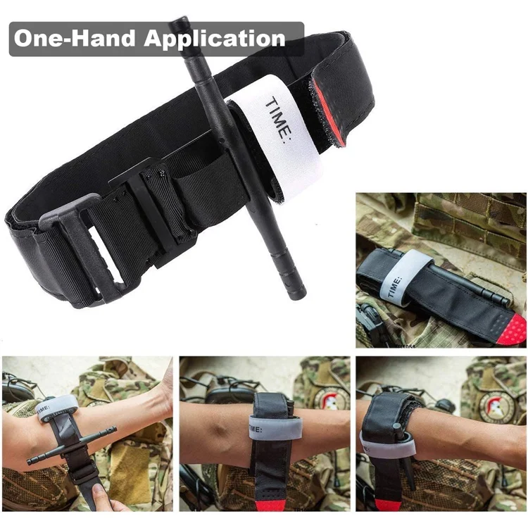 REVIXUN Combat Outdoors Spinning Emergency Tourniquets One-Handed Tourniquet Military Tactical Tourniquet