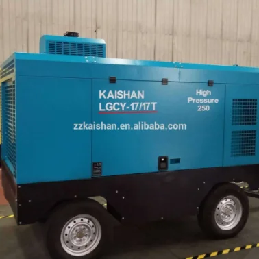Kaishan бренд LGCY-17/17 переменной частотой винтовой компрессор колесе дизель 17 бар компрессор воздуха винта-компрессор дизельный б/у