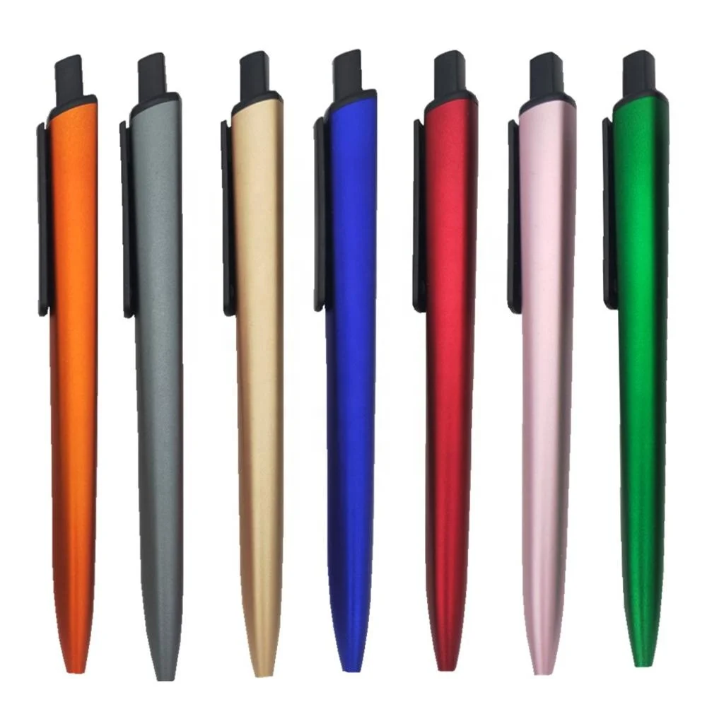 Personalised Blue plastic Use / throw LOGO Branded Pen ballpoint