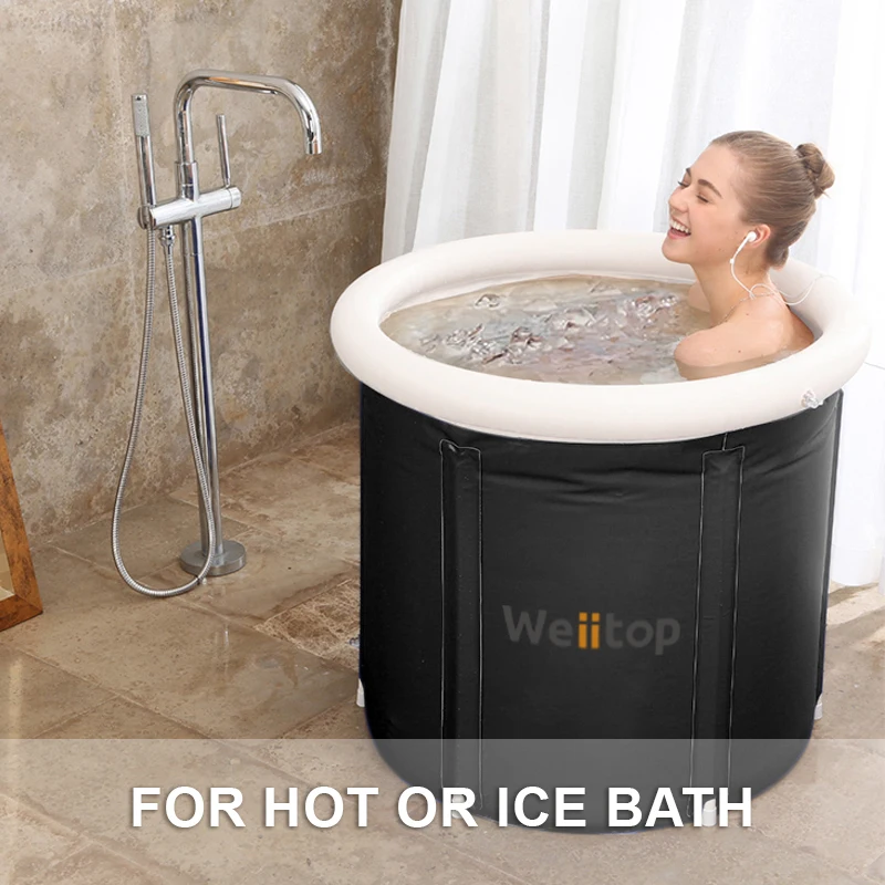 Good Quality Adult Foldable Pvc Inflatable Safety Ice Bath Soaking Bathtub