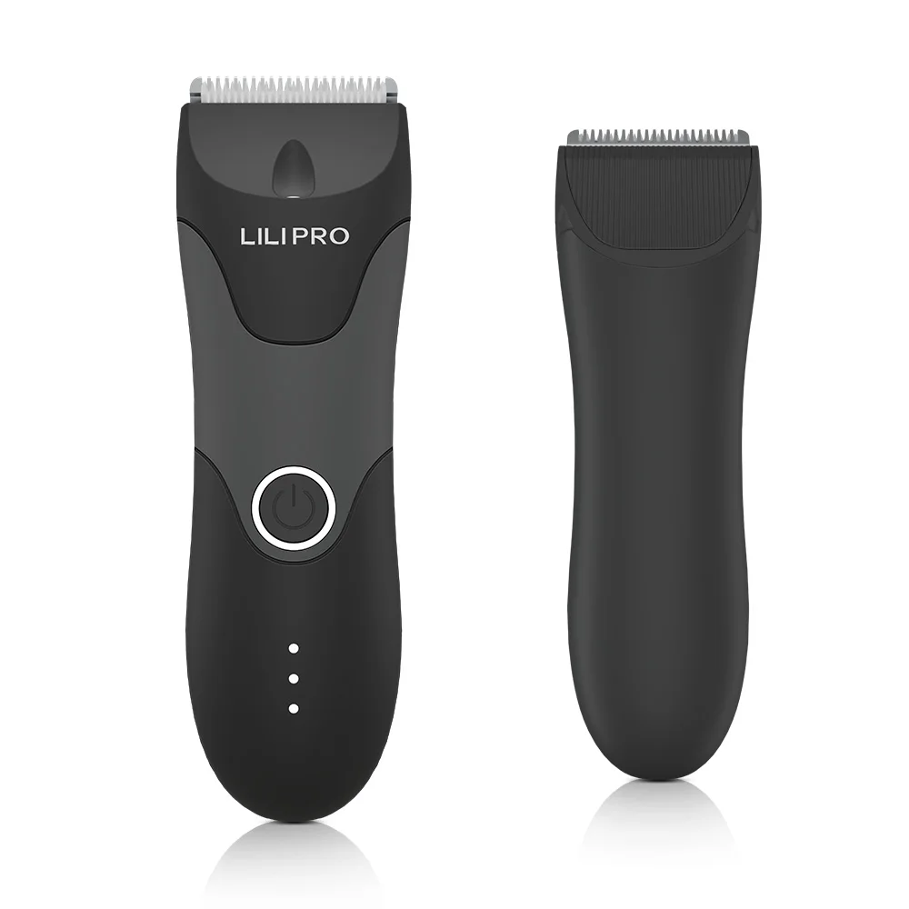 New 2024 Waterproof Groin & Body Hair Trimmer Man Use Hair Clipper Ball Grooming Rechargeable Cordless Haircut Machine For Men