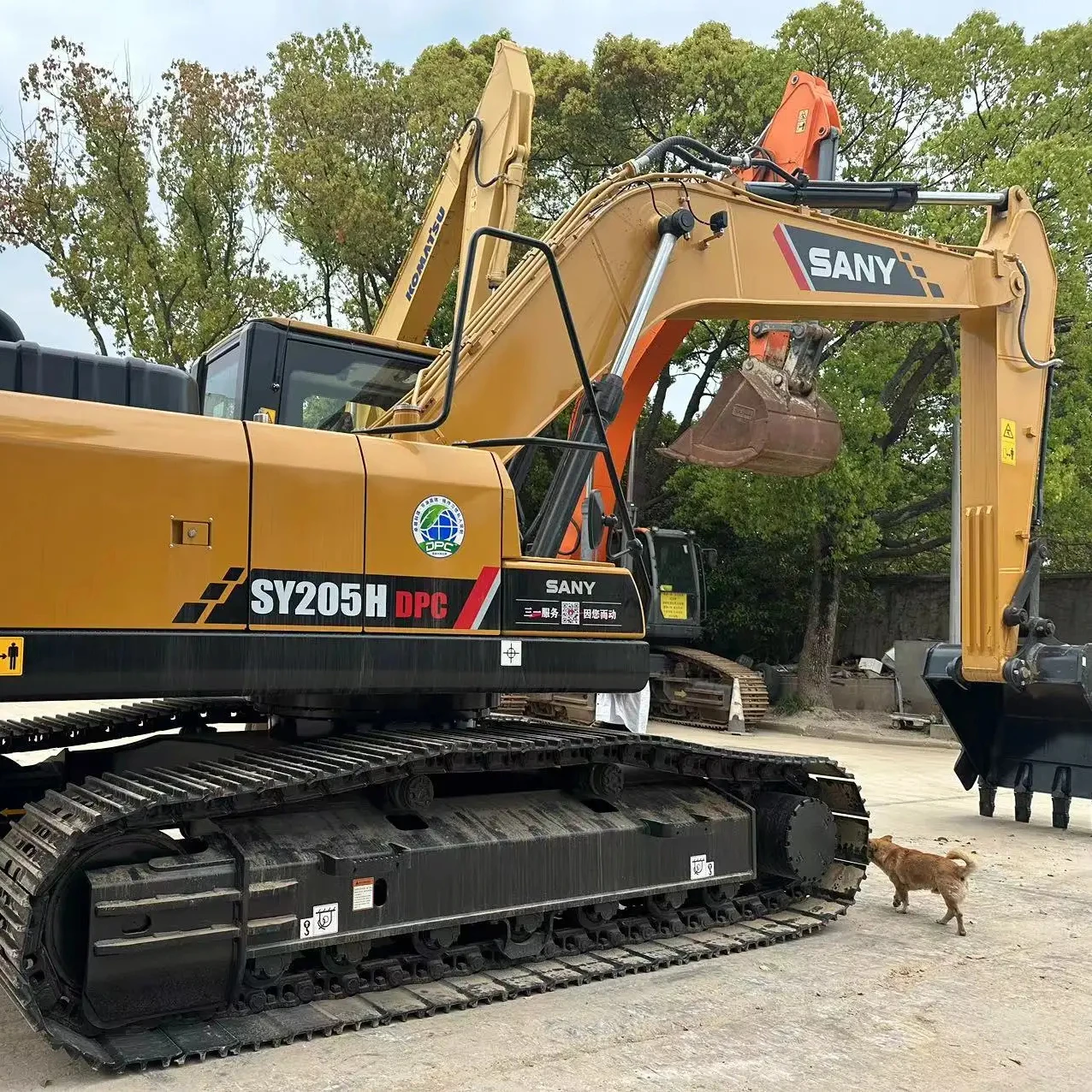 2024 model Sany sy205C crawler excavator New Sany 20ton China Cheap tracked shovel sy205H Mitsubishi Tier4 Euro4 CE EPA