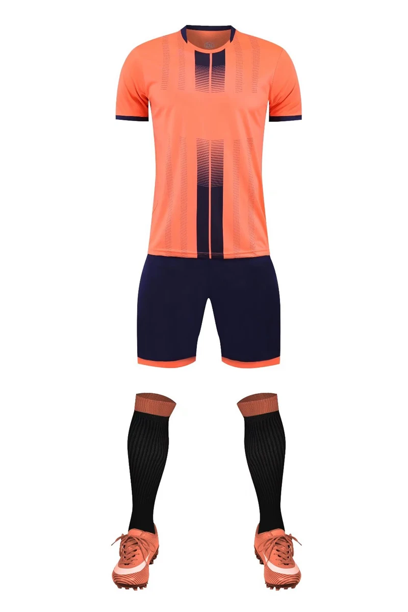 Soccer Jersey  Sets Wholesale Cheap Youth Football Wear Logo Custom Sublimated 2 pcs Sports Soccer Uniforms