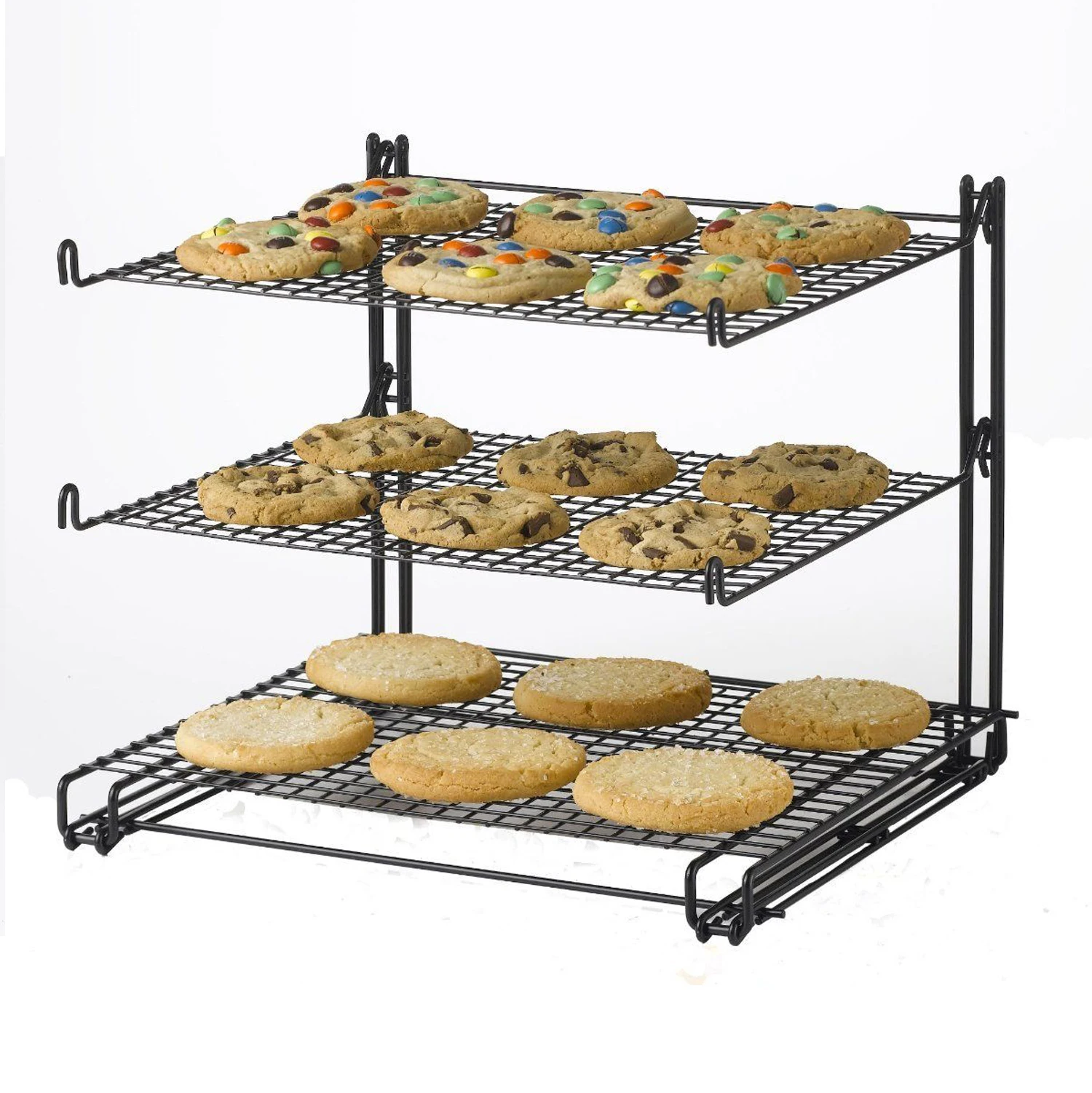 Three-tier Cake Rack - 3 Tiers Biscuit Cake Cooling Rack New
