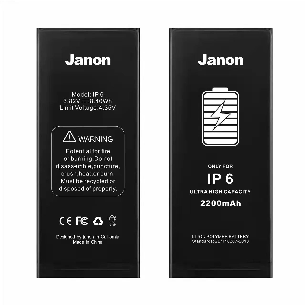 New Model Customized Battery For Iphone 6 6s 6p 6sp 7 7p 8 8p X Xr Xs Max Battery