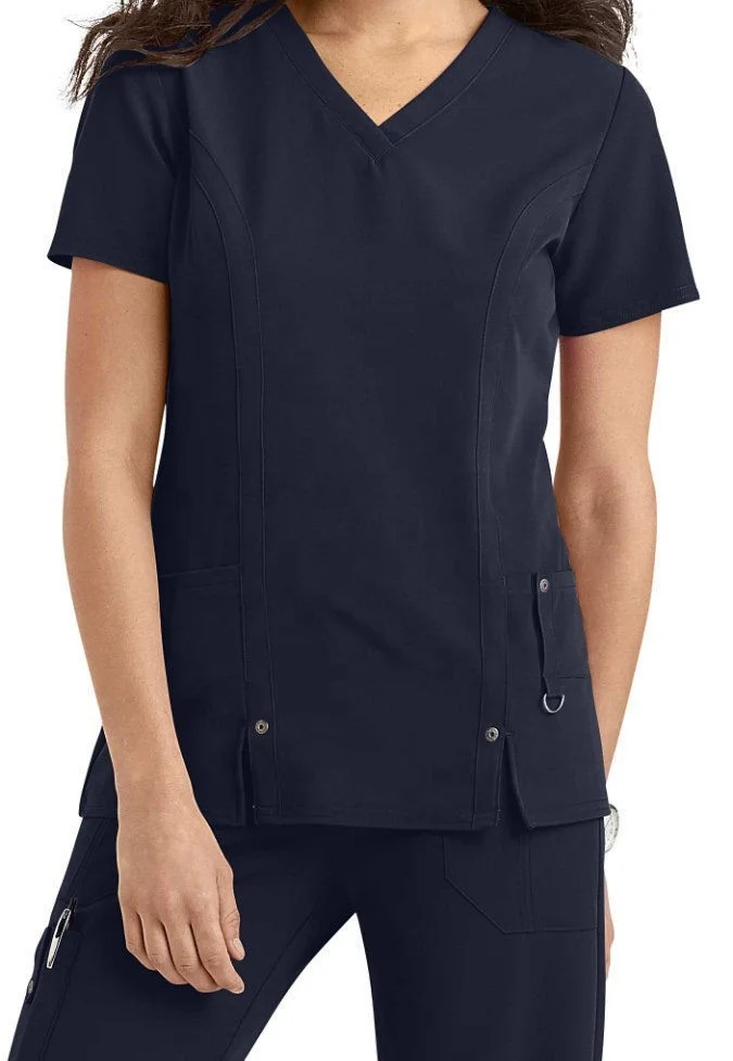 
Summer Women hospital medical scrub clothes set,dental clinic and beauty salon nurse uniform slim fit-in Lab 