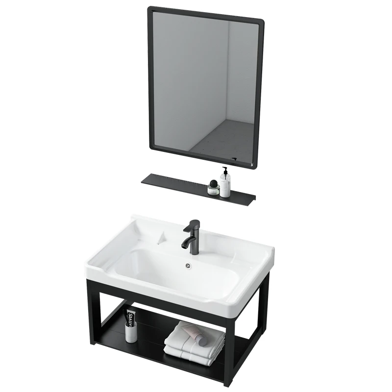 WDSI Attractive Bathroom Classic Aluminium Bathroom Single Vanity Cabinet bathroom mirror cabinet