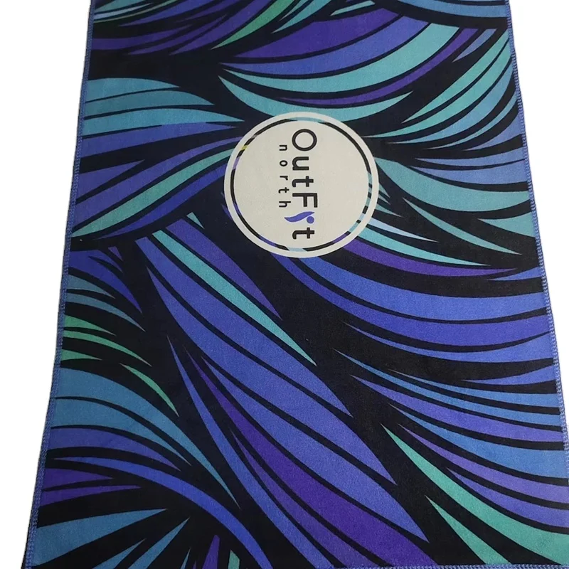 Microfiber Sand Free Beach Towel custom logo Quick Dry Super Absorbent Oversized Towels printed Blanket Pool Swimming bath towel