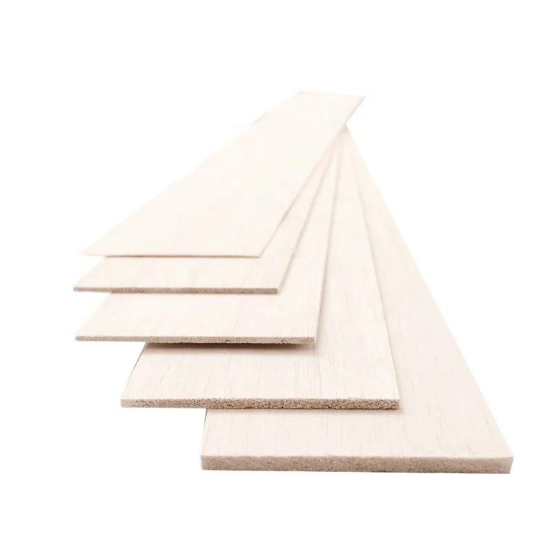 balsa wood veneer sheet for laser cutting craft plane