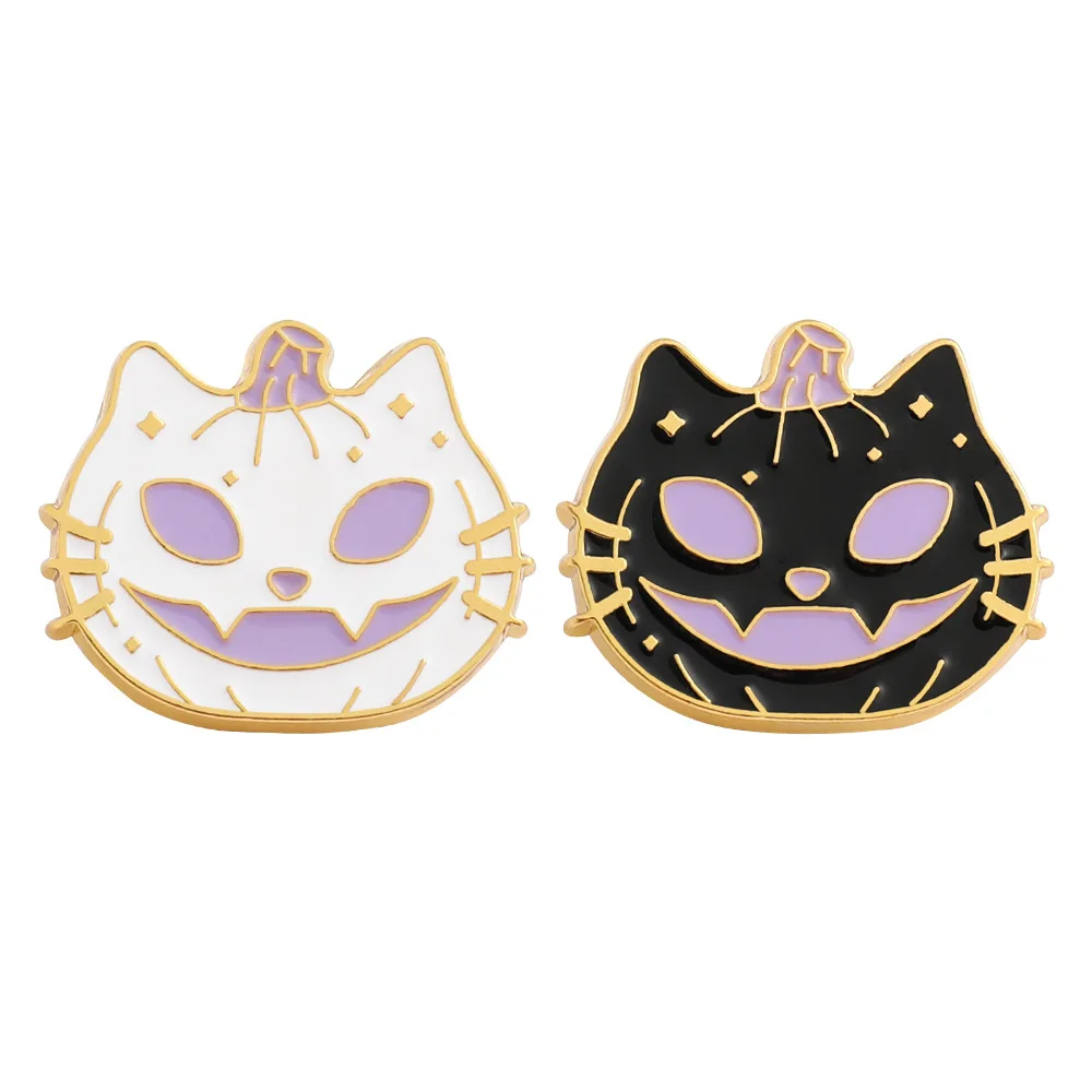New Trend Factory high quality halloween pumpkin enamel pin badge Metal soft enamel/hard enamel custom Brooch Lapel Pins