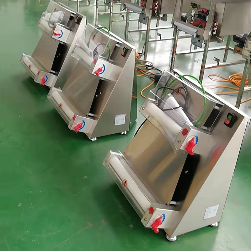 Commercial bakery baking pizza dough sheeter roller machine