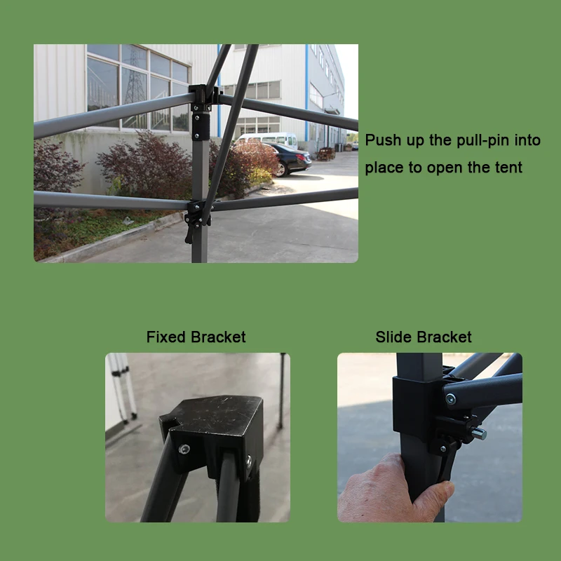 
Wedding Party Folding Canopy Carry Bag Cross-bar Decoration Portable Canopy Tent 