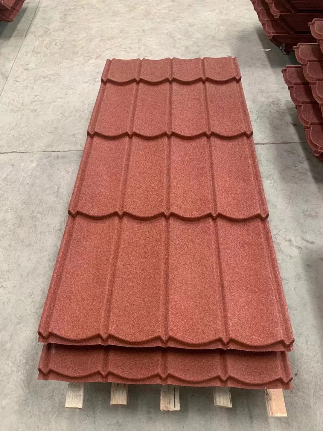 Roman Stone Coated Steel Roofing Tile Colorful Metal Roof Sheet with Durable Stone Coating