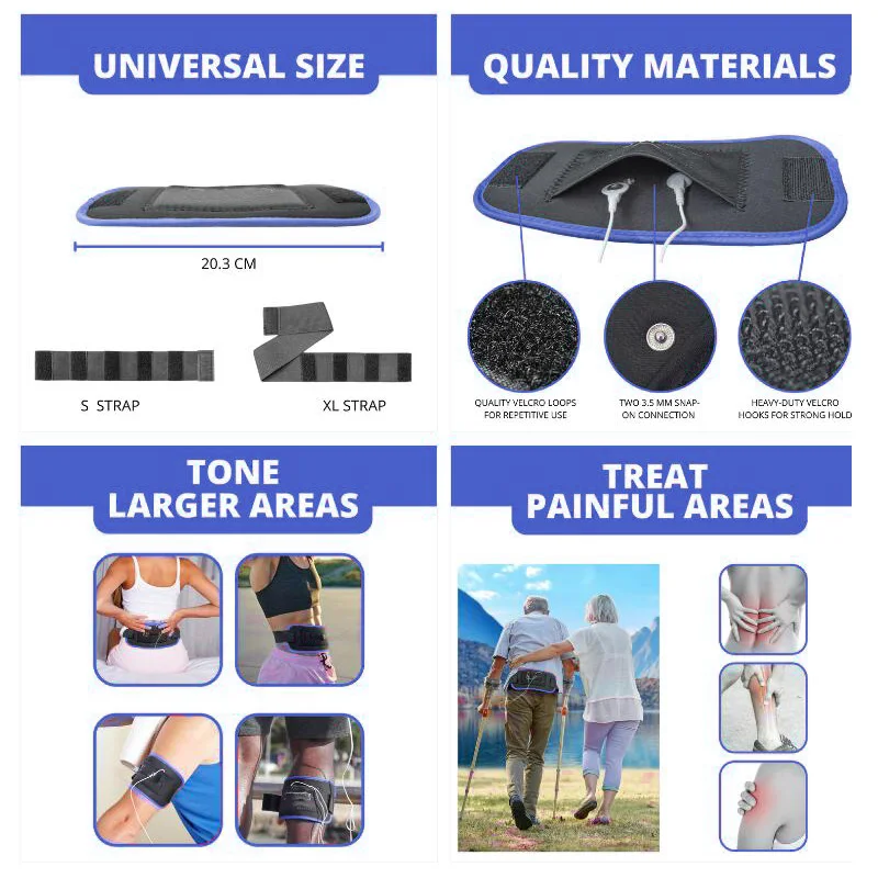 ems smart waist massage belt electronic vibration slimming belt for man and woman waist fitness training