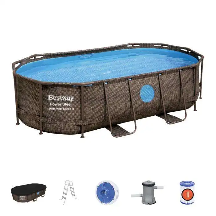 BESTWAY 56714 Above ground steel swimming pools piscina outdoor pool