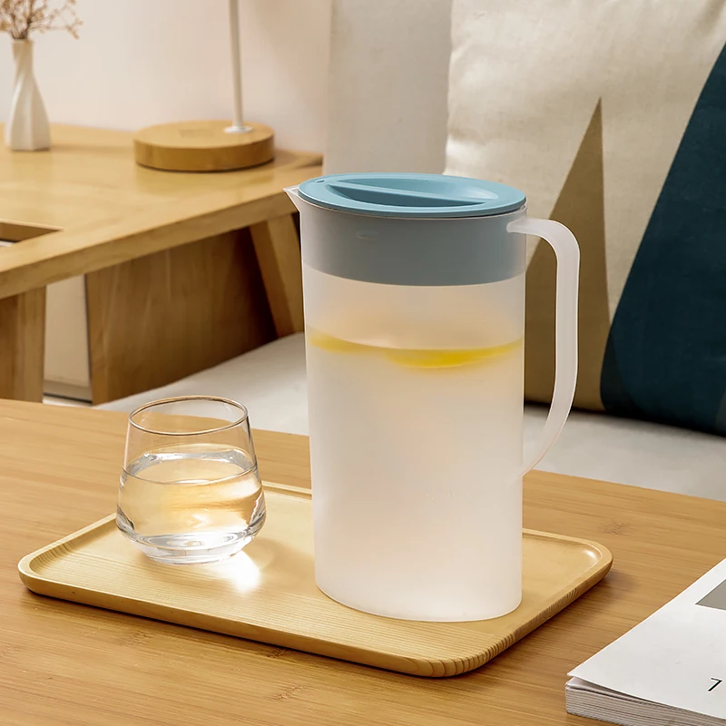 Clear Water Pitchers  Beer Drink Kettle Reusable Cold Drinking Jug Food Grade Plastic Cold Water Jug With Lid