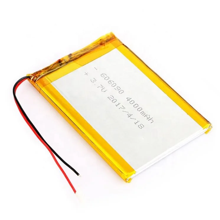 Rechargeable Lithium 3.7V 4000Mah 606090 Polymer Li Ion Battery