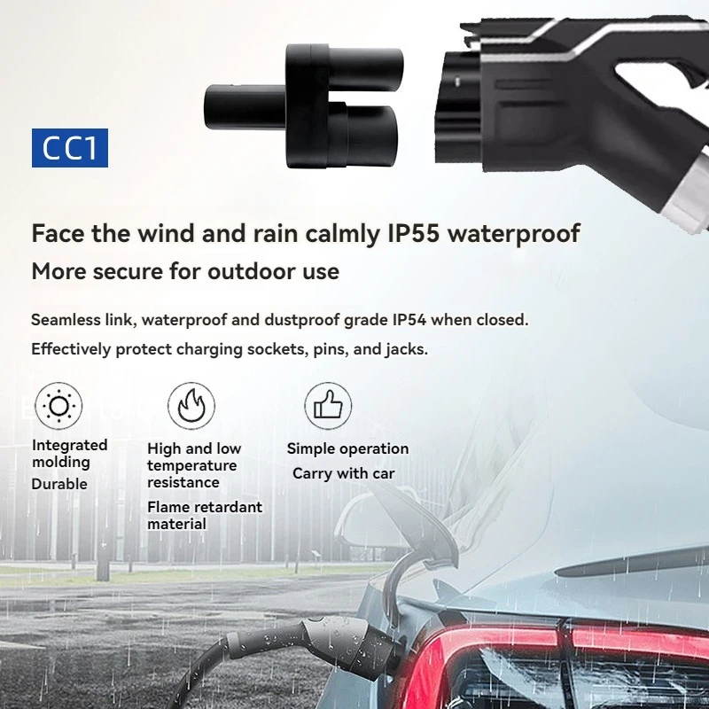 European Standard 32A Ev Converter For Ccs2 - Tesla Ccs 2 To AC DC Tesla Adapter DC