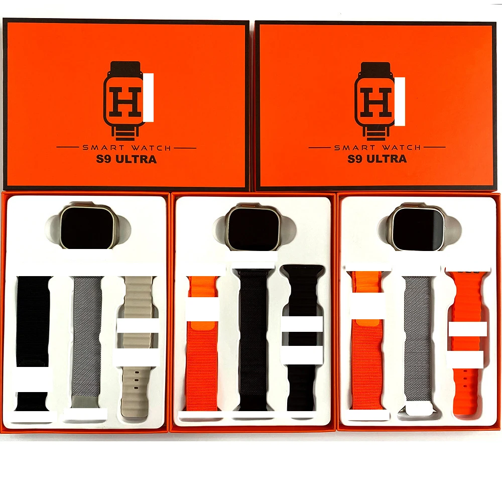 High Quality S9 Ultra Sleep Monitor Fashion Full Touch Series 8 Wireless Charging Message Reminder Smart Watches