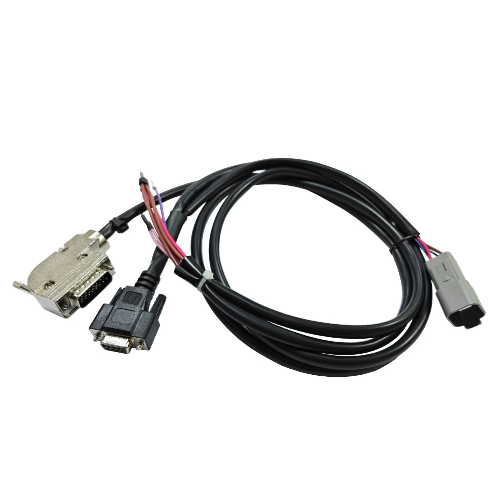 Custom RS232 DB9 DB25 Connector Wire Harness Factory DT04-6P Cable Assembly Manufacturer