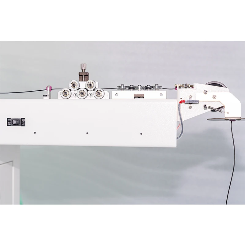 Full Automatic double Head Cable Wire Cutting Stripping Machine / Wire Terminal Crimping Machine