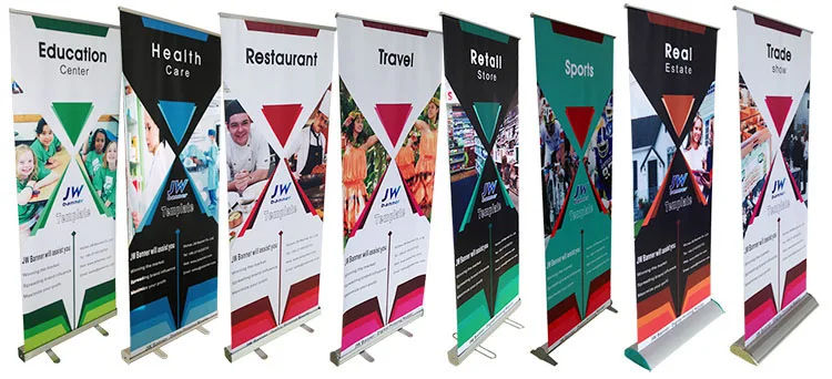 Economical Roll Up Banner Display Spruce Up Your Advertising Display Exhibition Show Standard Roll Up Eco Advertising