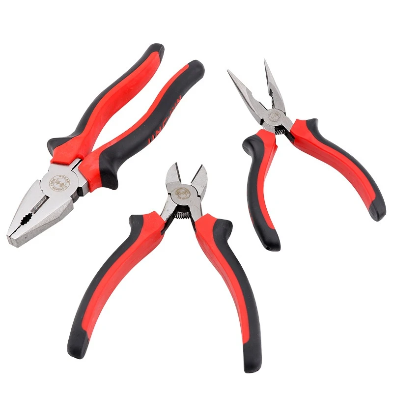 Wholesale High-Quality Tiger Head Handle Pointed Nose Pliers For Home Maintenance Hardware Tools