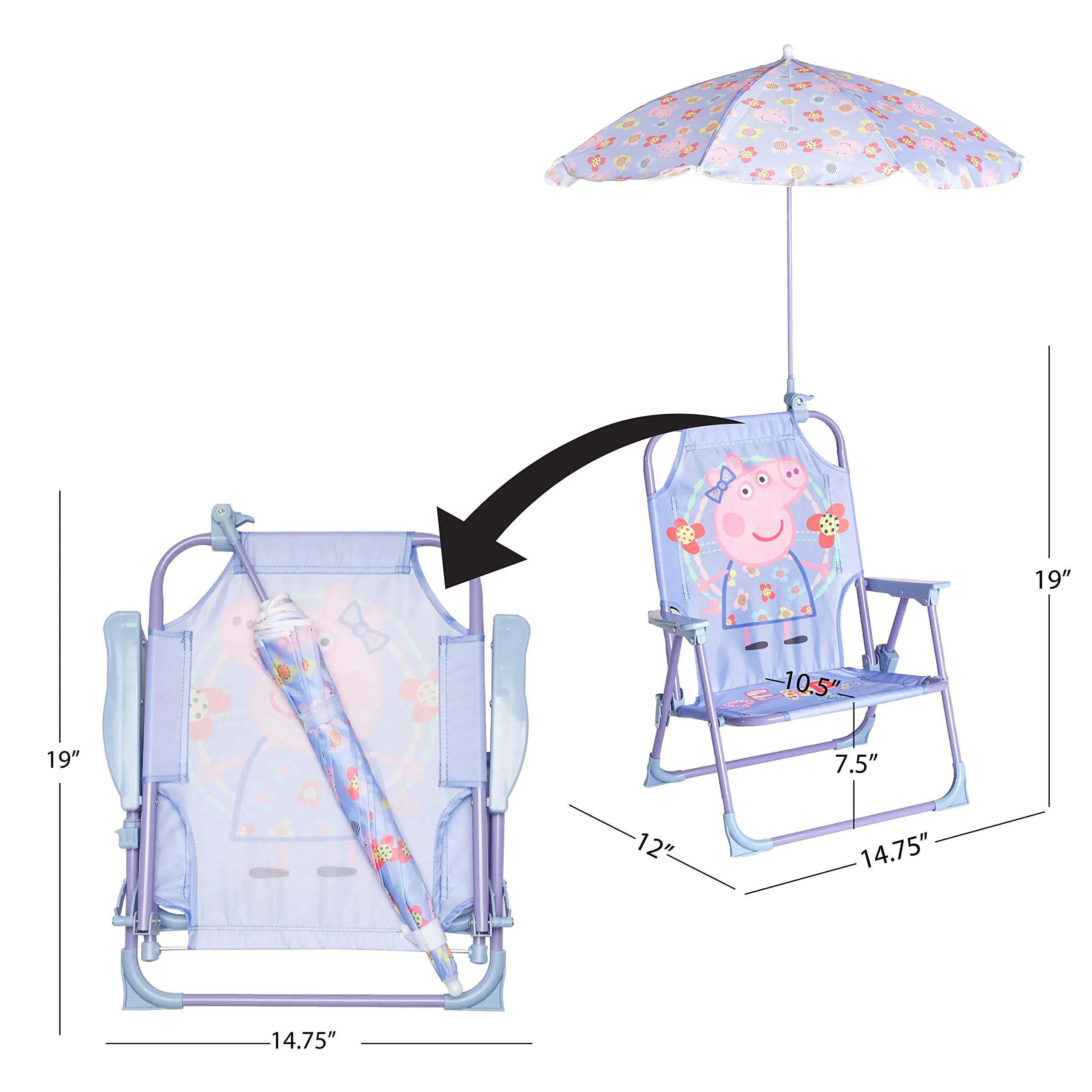 Wholesale Price  Kids Outdoor Folding Beach Chair with Umbrella for Beach Outdoor
