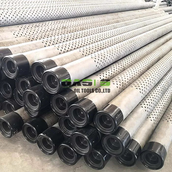 ASTM A312 AISI 304/316 Stainless Steel API Perforated Drainage Well Casing Pipe with BTC Thread